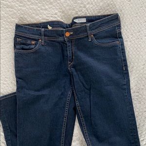 H&M skinny jeans- low waist, slim leg